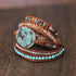 Natural Marine Stone Bracelet Beads